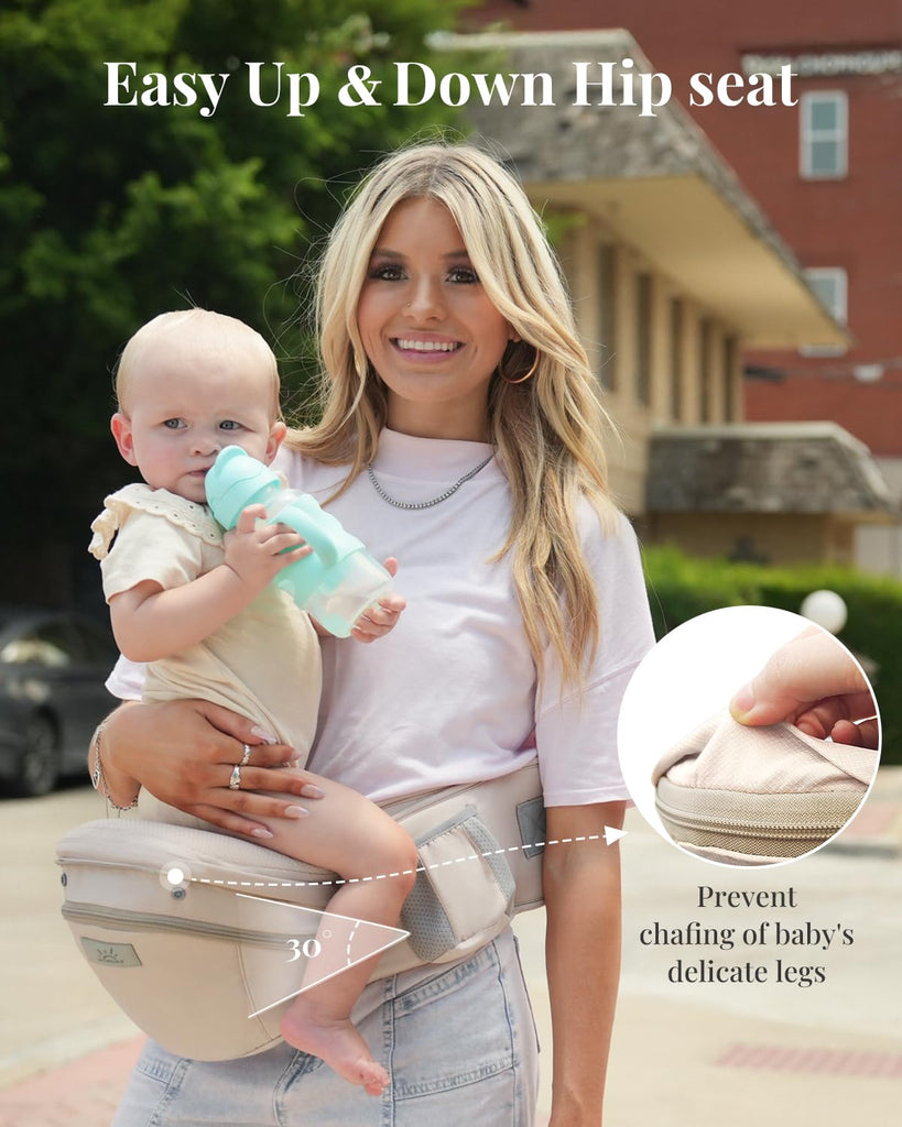 StowNGO Pro Safety-Certified Ultra Storage Baby Carrier, Khaki