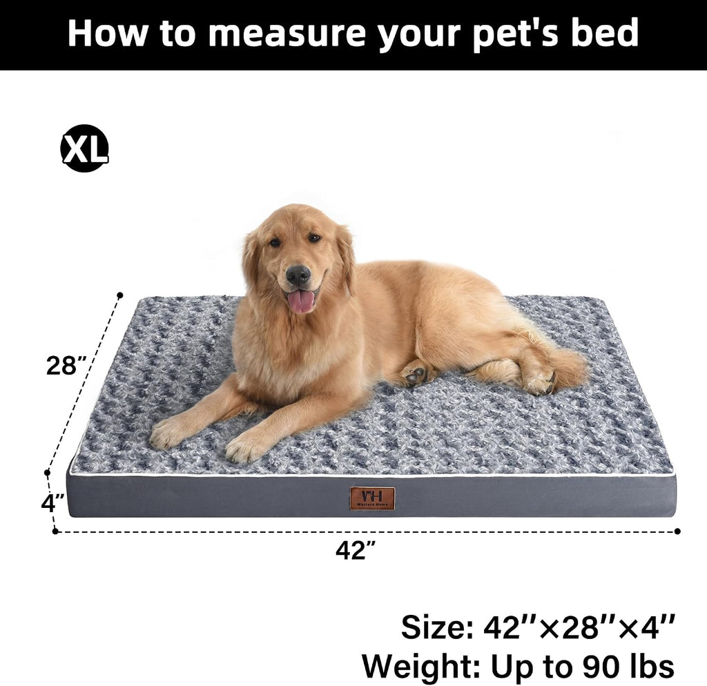 Orthopedic XL Dog Bed Extra Large Washable Pet Bed