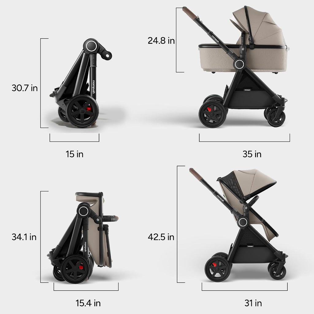 Ultimate2 Full-Size Stroller with Bassinet, Newborn to Toddler
