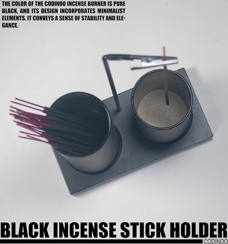 2 in 1 Incense Burner Holder for Sticks,Glass Incense Holder with Storage,Upside Down Incense Holder for Sticks