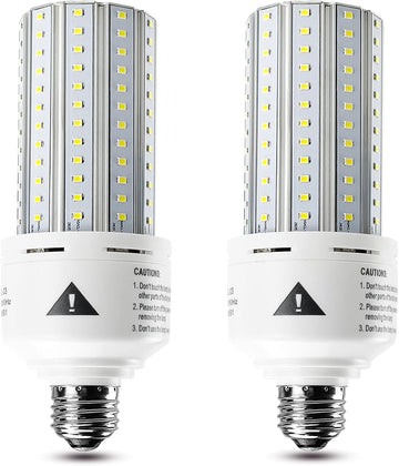 ZP 2 Pack Led Light Bulb 500W Equivalent 7500 Lumen 5000K E26/E27 Medium Base 60W led Bulb for Outdoor Indoor Lamp