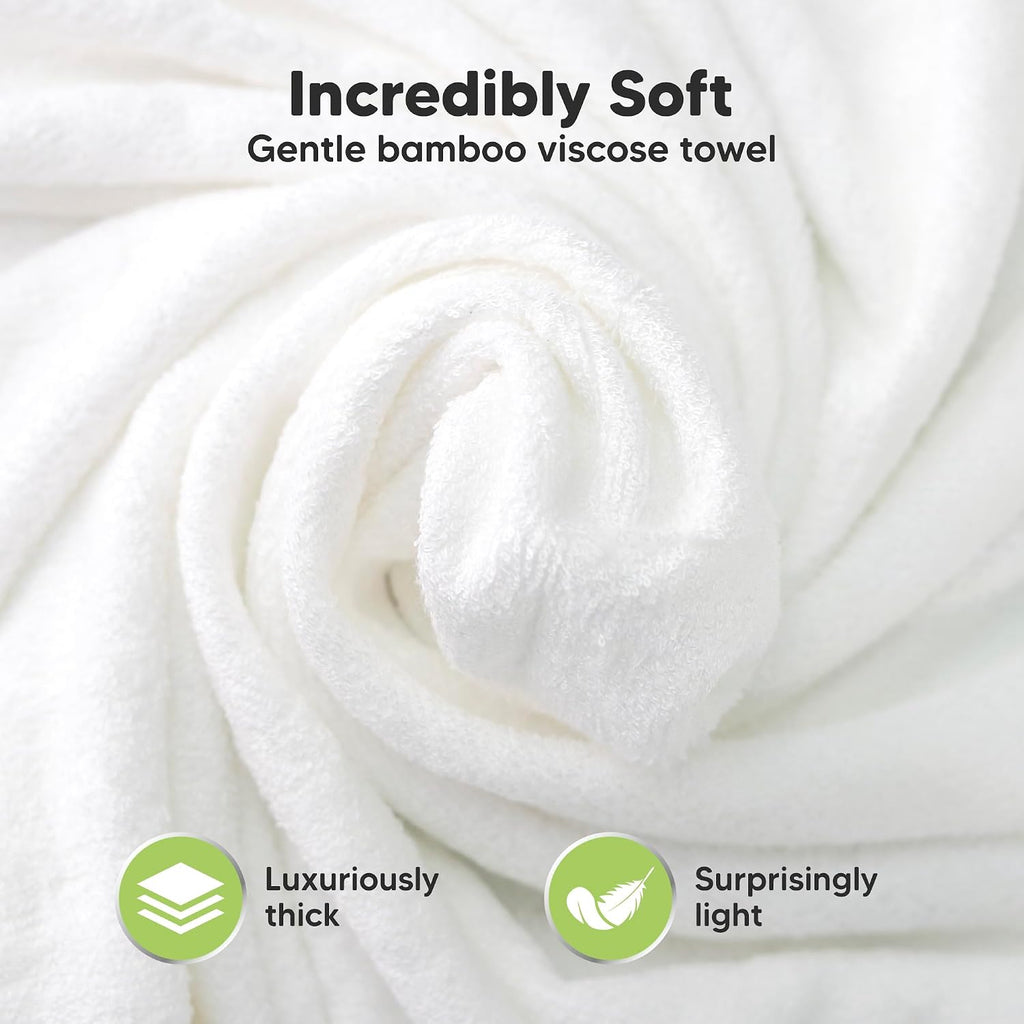 Hooded Baby Towel for Newborn, Baby Bath Towels (Duck, 35x35)