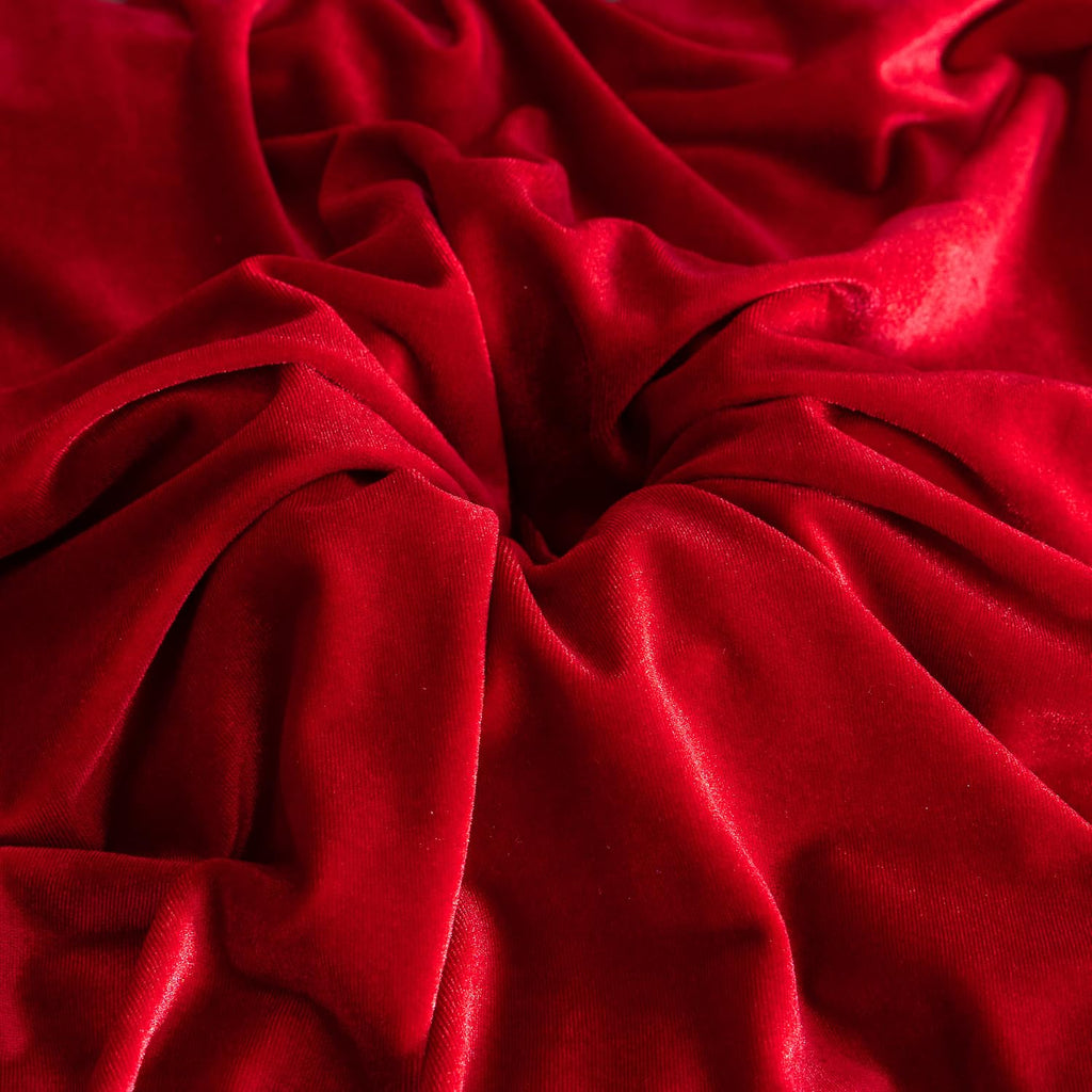 Stretch Velvet Fabric by The Yard | 63" Wide | Soft & Luxury | Crushed Velvet Fabric | 93% Polyester 7% Spandex