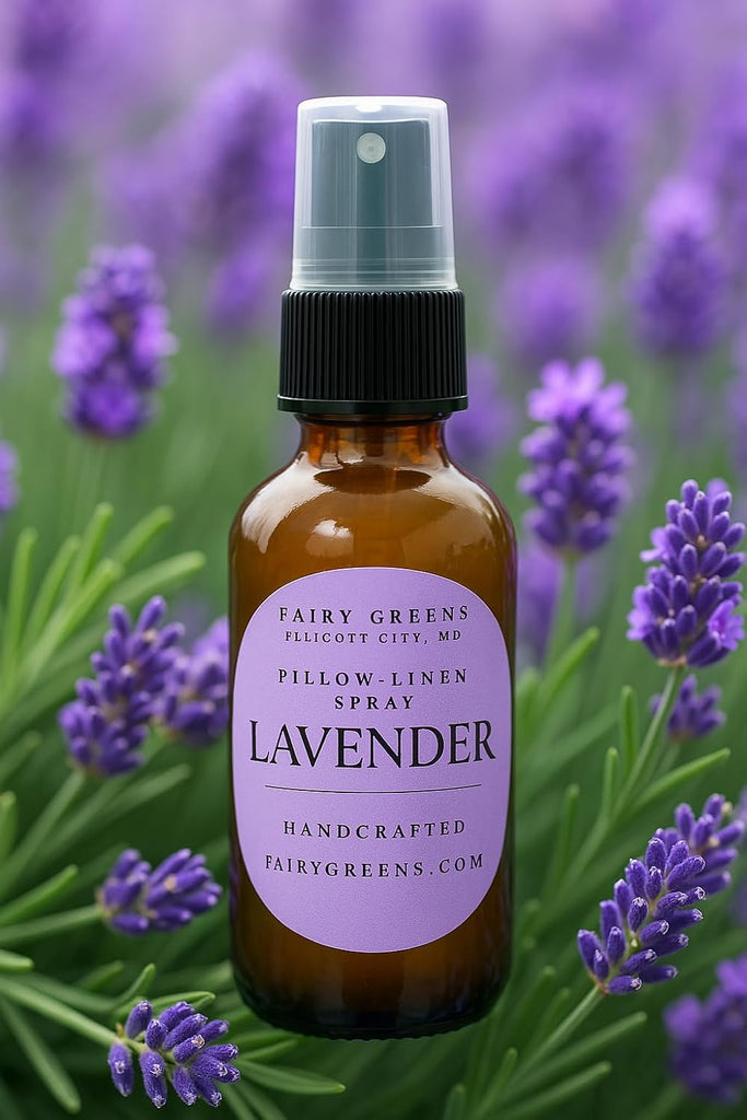 Lavender Pillow Spray - 2oz All-Natural Sleep Mist with Pure Essential Oils | Handcrafted Calming Room & Linen Spray - Set of 2