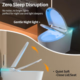 Vipbear Smart Toilet with Built-in Bidet, Bidet Toilet with Heated Seat, Multiple Cleaning Modes