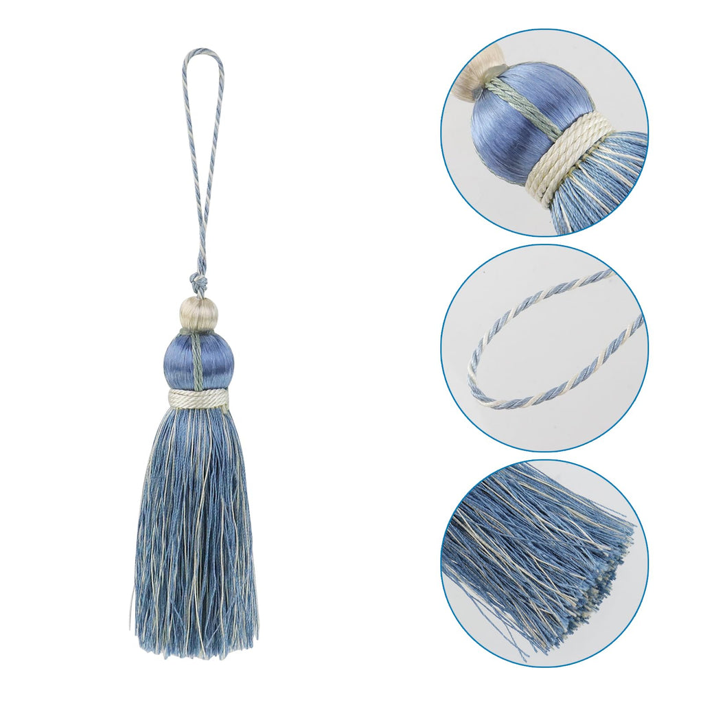 Tassel Key Tassel with Loops for Curtain Decoration,2Pcs