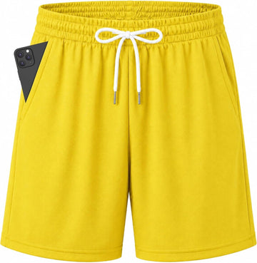 Boys Athletic Shorts Mesh Basketball Soccer Shorts Breathable Quick Dry Running Gym Shorts for Youth