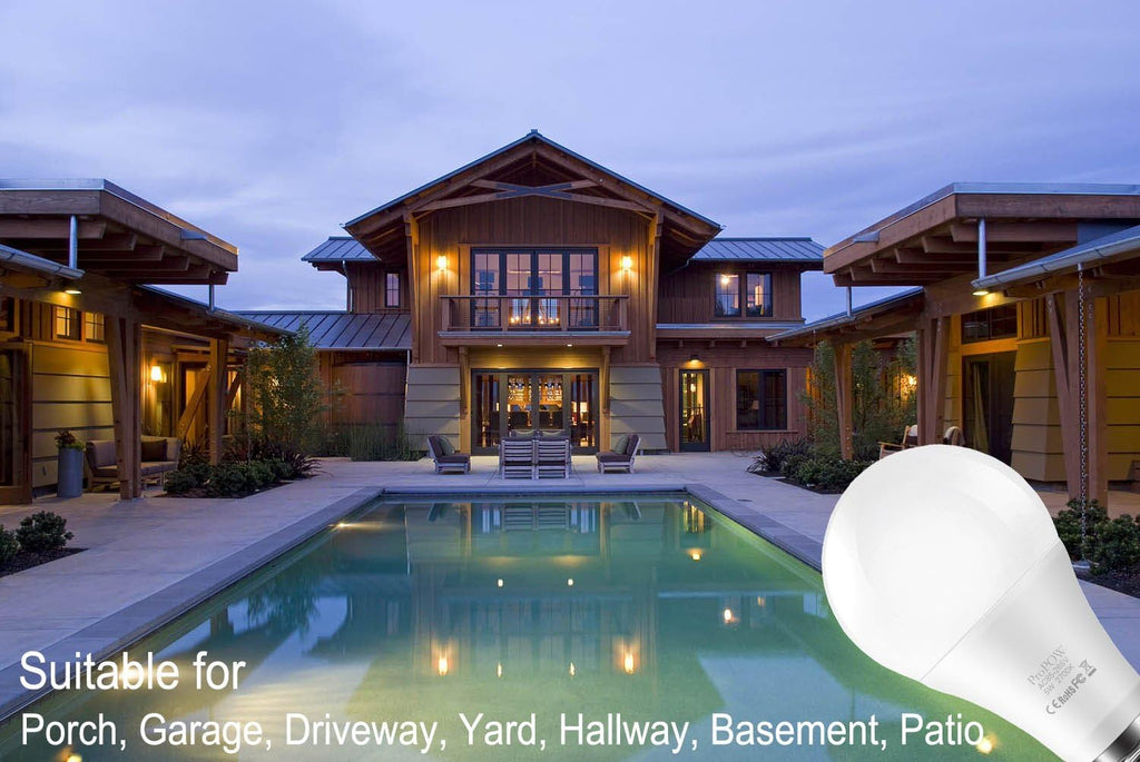 Dusk to Dawn Light Bulb, Sensor LED Bulbs Smart Lights Bulb 5W A19 Automatic On/Off, Indoor/Outdoor Lighting Lamp