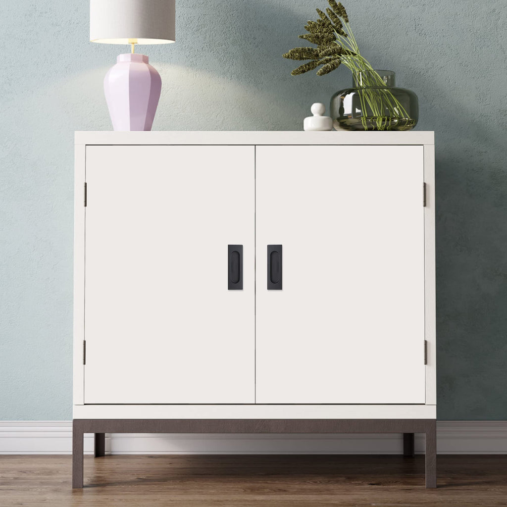 4.72 Inch Recessed Finger Flush Pulls for Cabinet, Drawer Handle