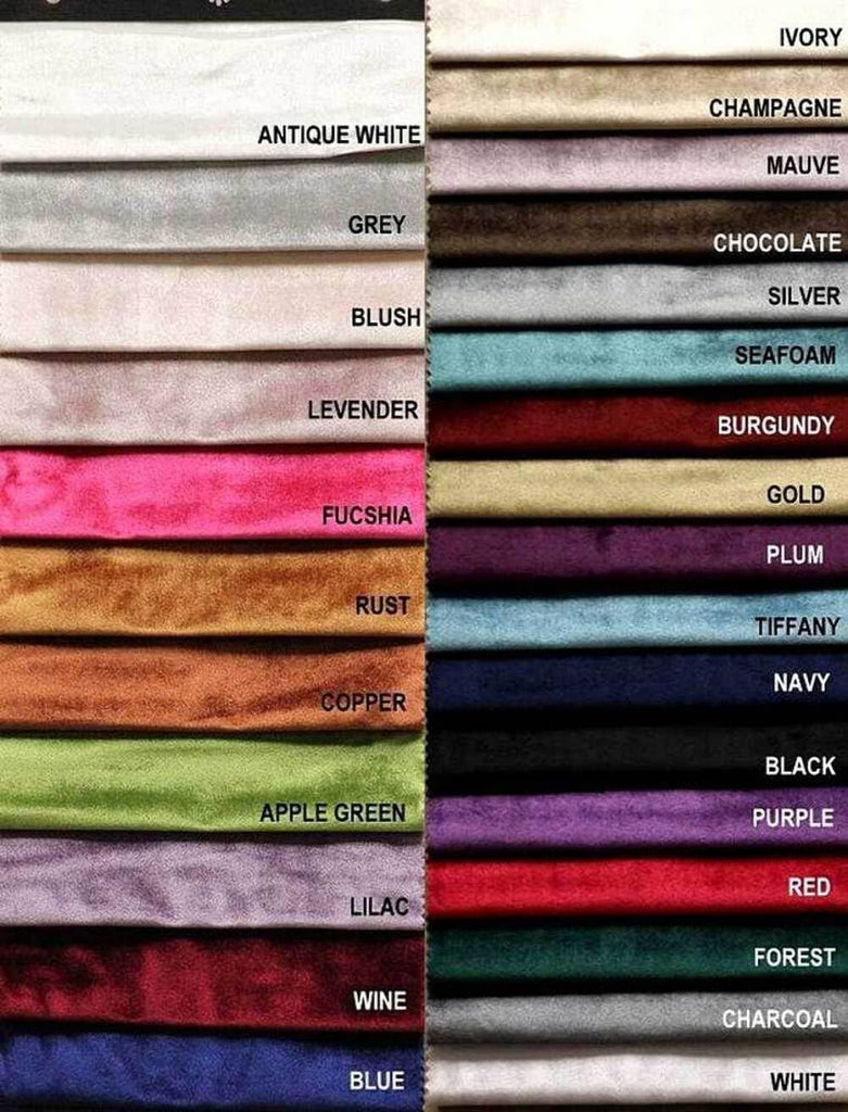 Shiny Velvet Fabric, 72 Inch. in Width, Ideal Material Décor Grey Cut by The Yard