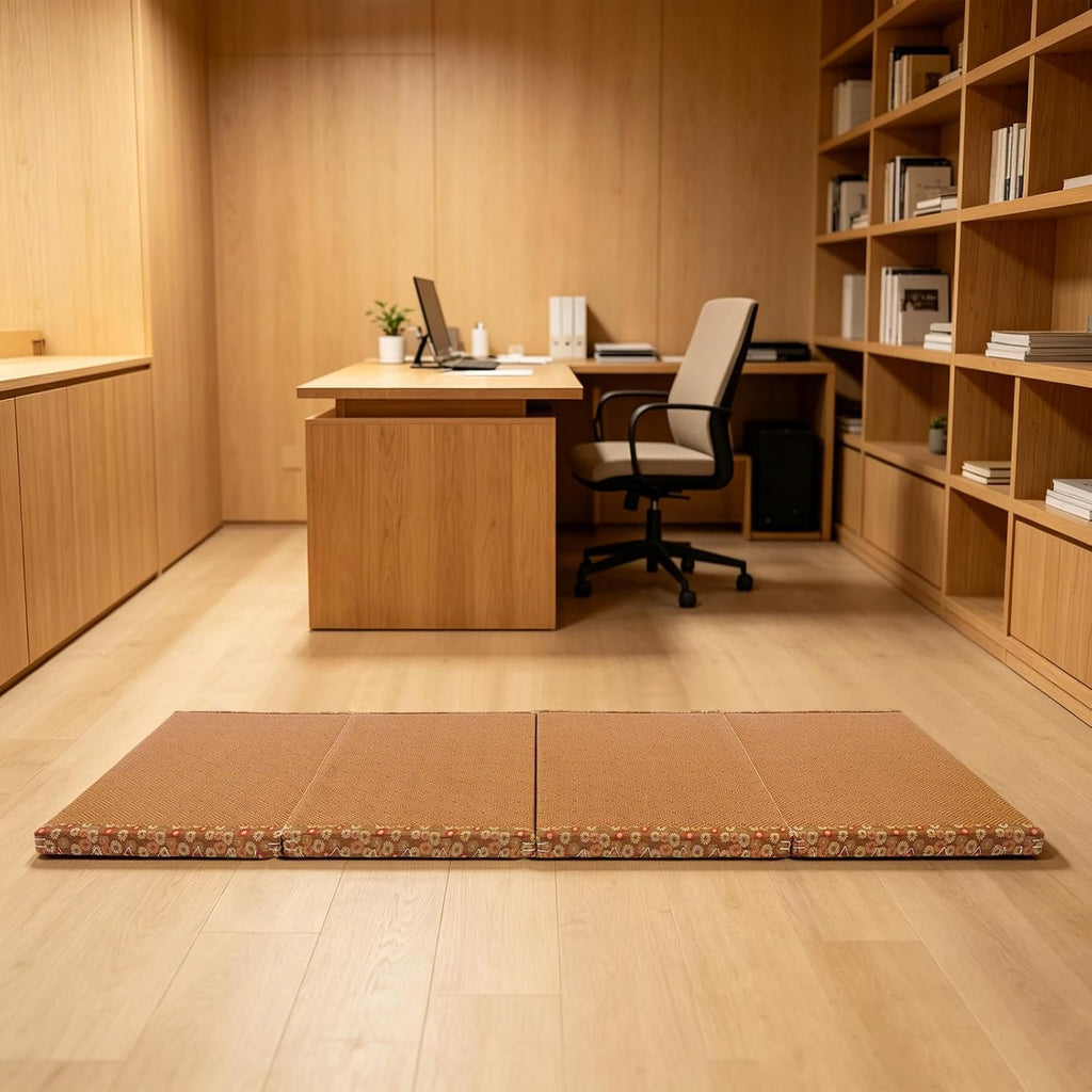 Japanese Tatami Mat, 2 Inches Thick Foldable Floor Mattress