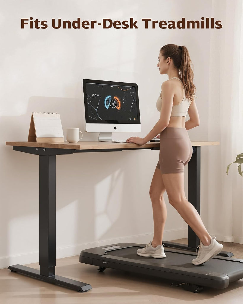 Dual Motor Standing Desk Frame, 225 lbs Capacity, Black | Dual motors, 225 lb capacity, memory presets