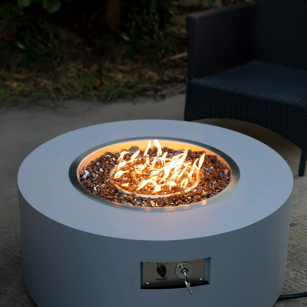 18 Inch Round Fire Pit Burner Ring for Natural Gas & Propane