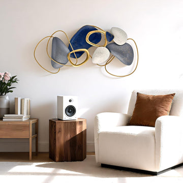 3D Metal Wall Art Decor, 41.3" L × 19.7" W - Set of 2