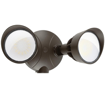 45W Outdoor Flood Lights, Dual Head Wall Switch Controlled LED Exterior Flood Light, 5000K Daylight, IP65