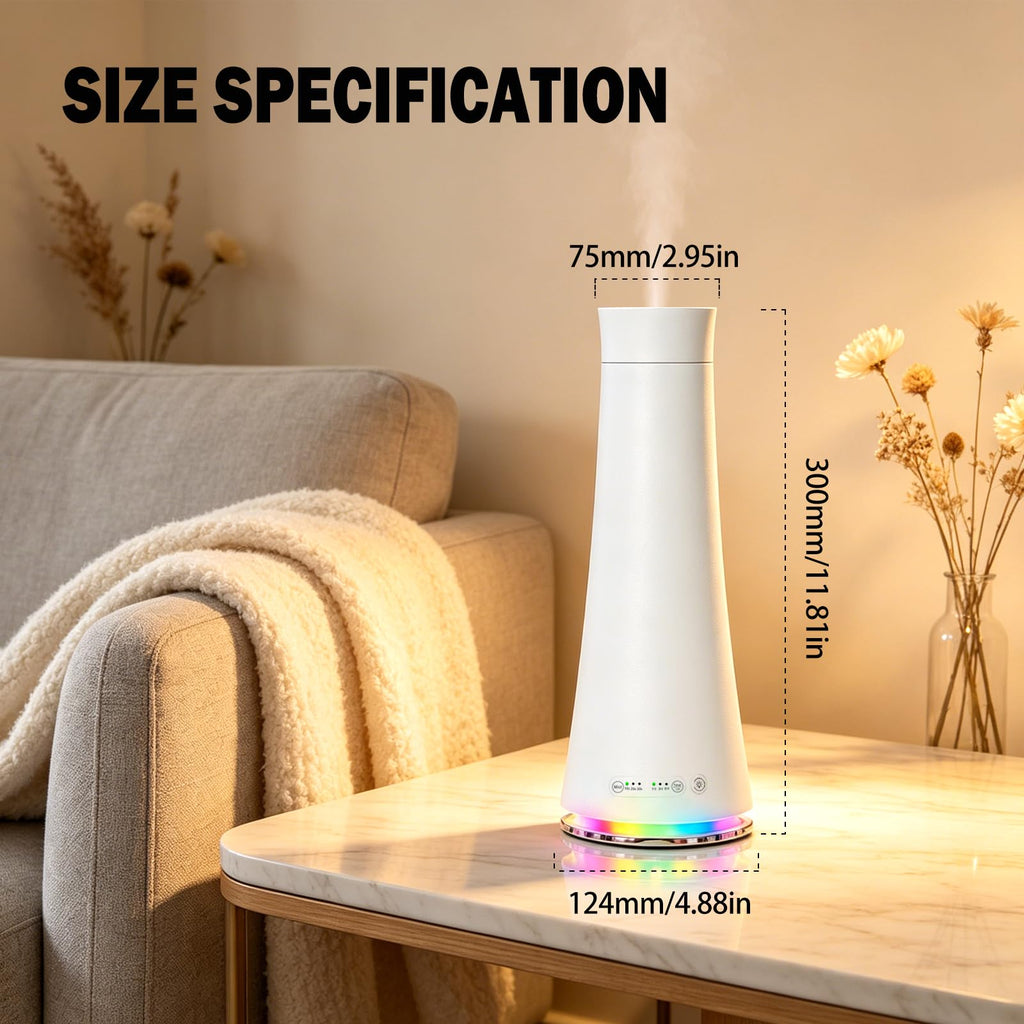 Smart Waterless Scent Diffuser Kit, Included 5 * 20ml Hotel Oils