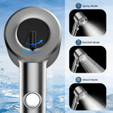 Filtered Shower Head with Handheld, High Pressure Water Flow and Multiple Spray Modes Shower Head with Filter