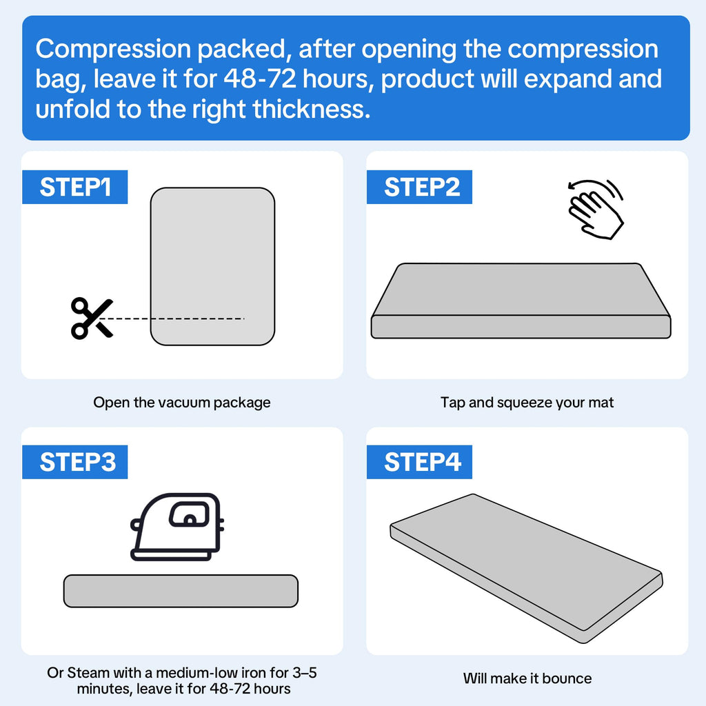 3 Inch Foam Sofa Topper Pad, Foam Couch Top Pad with Removable Washable Cover, Couch Cushion for Enhanced Comfort &
