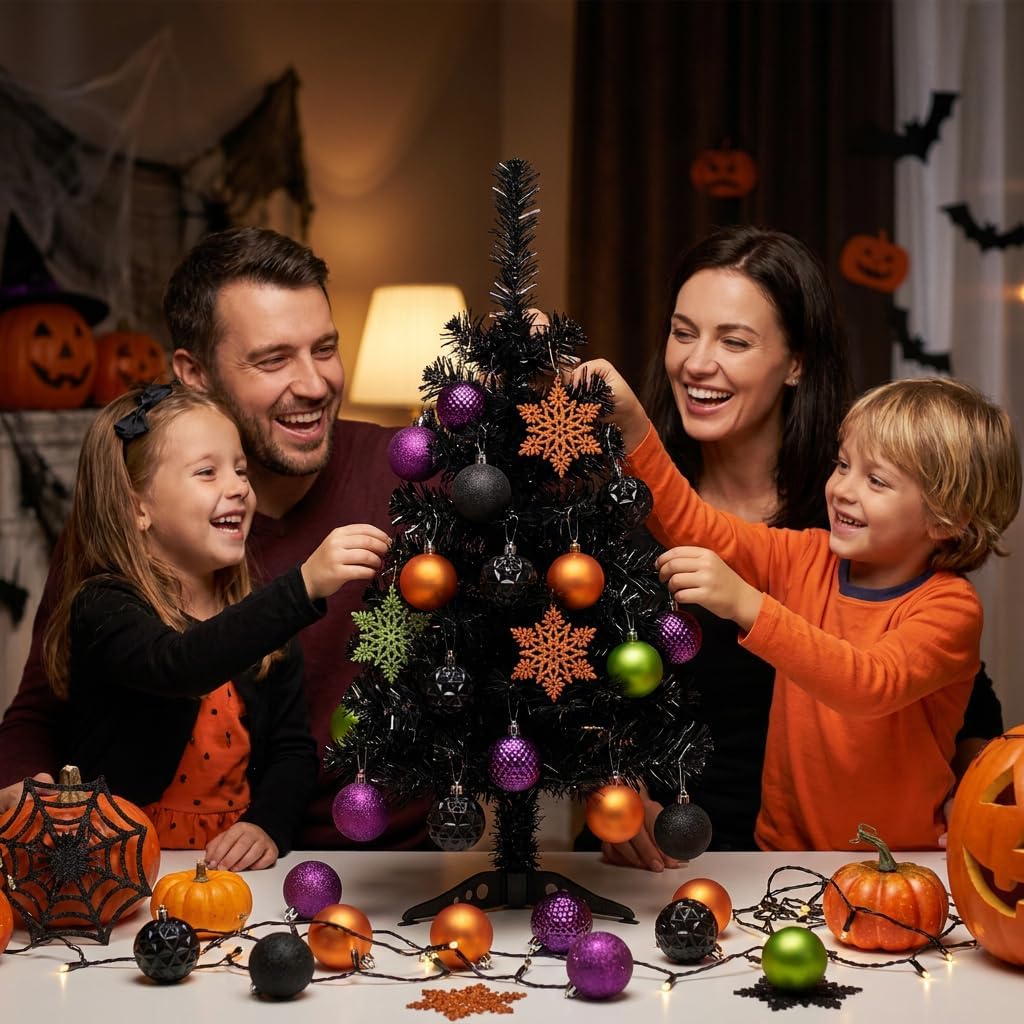 Halloween Ornaments Tree Decorations Indoor 2 Inch - Set of 50