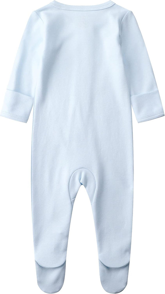 Baby Footed Pajamas, Organic Cotton Zip Sleeper, Long Sleeve