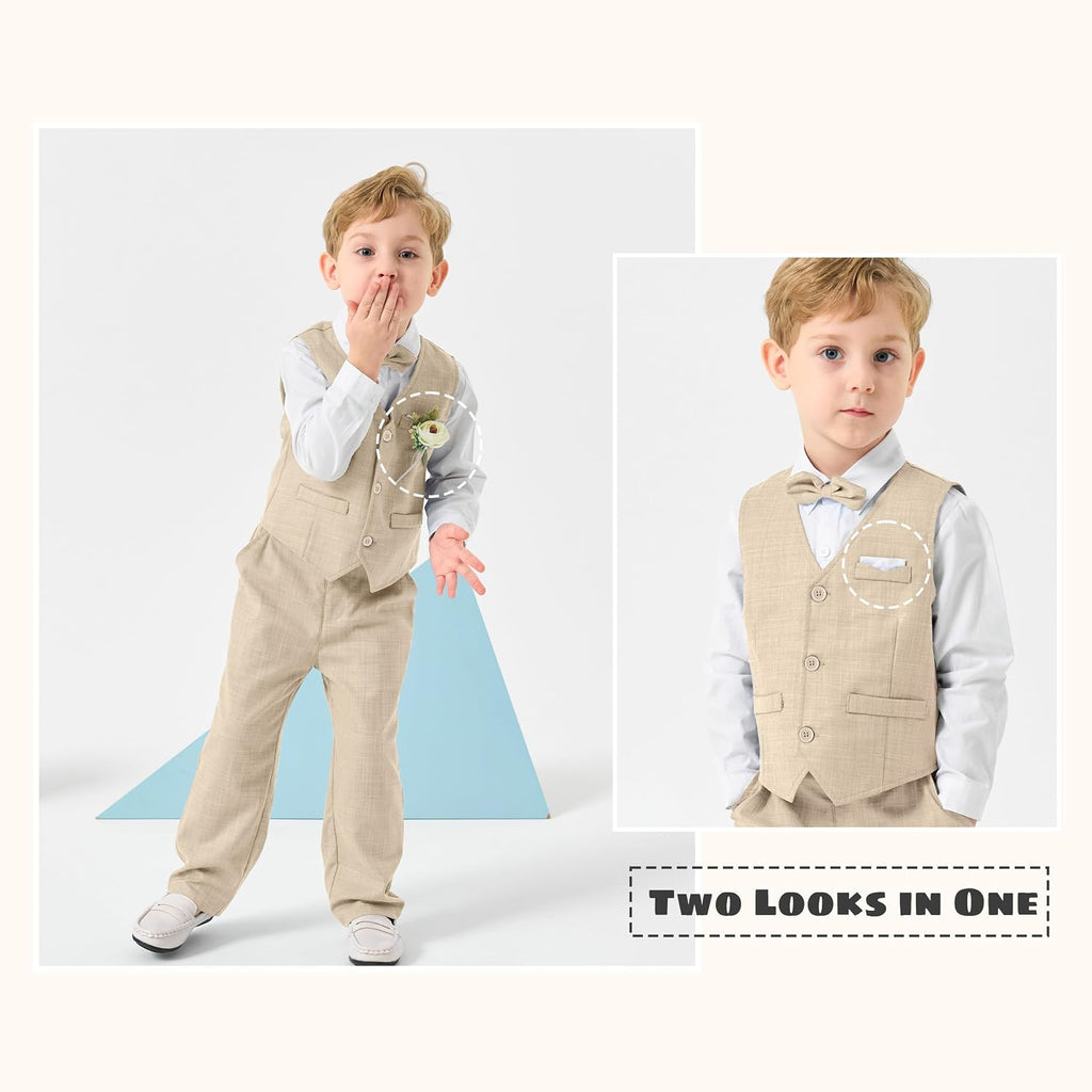 Boys Suit Formal Wedding Guest Dress Clothes