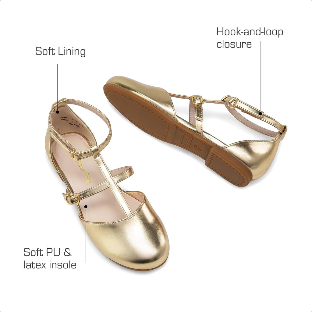 Girls Dress Shoes Mary Jane Ballet Flats