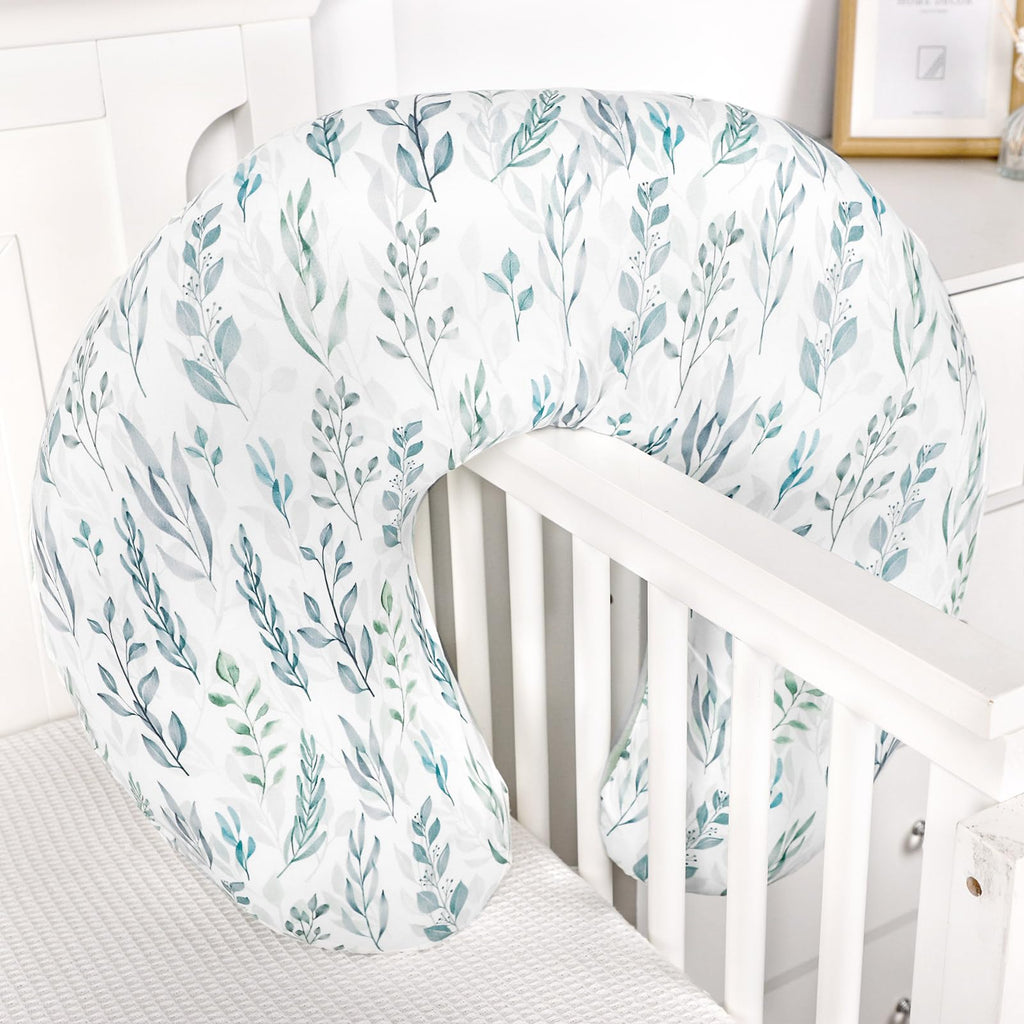 Nursing Pillow Cover, Soft Stretchy Nursing Cover for Breastfeeding Pillow, 1 Pack Reversible Removable Slipcover for