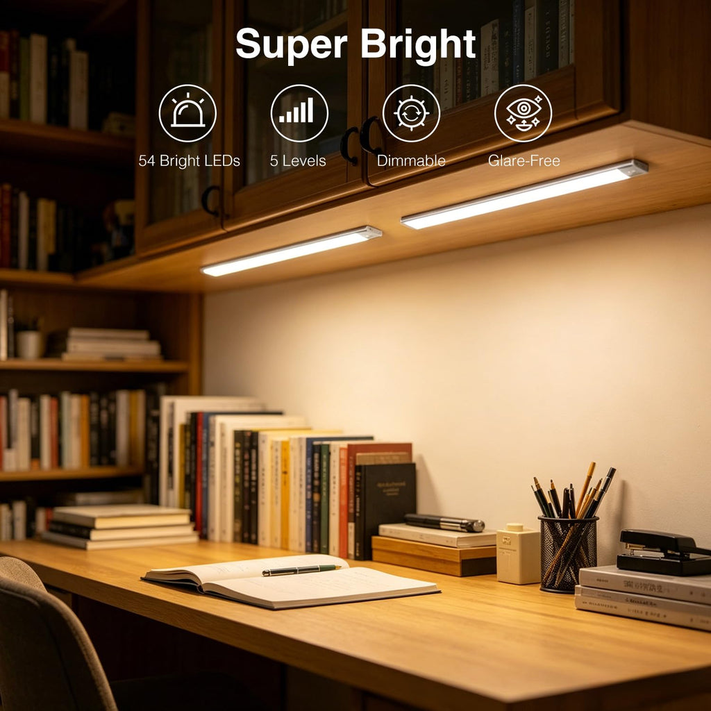 12inch Under Cabinet Lighting,2 Pack Motion Sensor Light Indoor