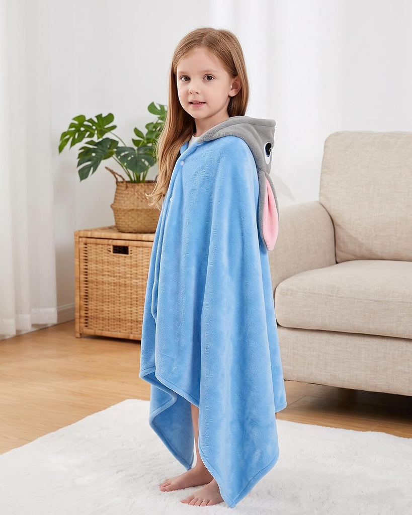 Hooded Bath Towels Kids Soft Unique Animal Design 3-13 Years
