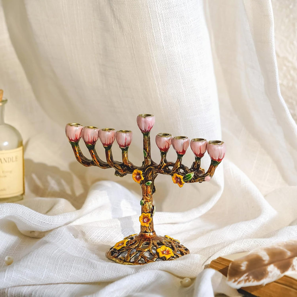 Hanukkah , Metal Jewish Candle