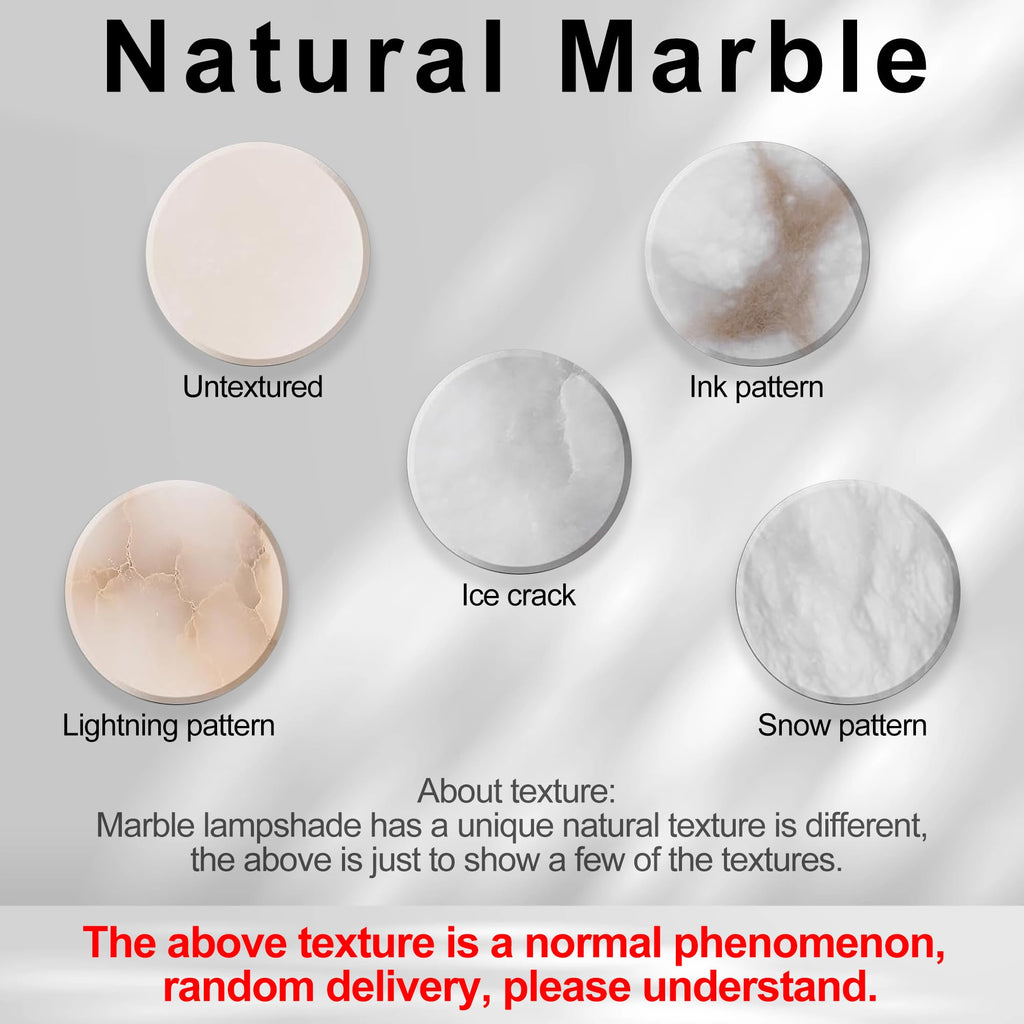 Alabaster Wall Sconces, 14.2 inch Wall Sconce, Natural Marble Wall Sconces Wall Lighting Set of Two, Dimmable Light