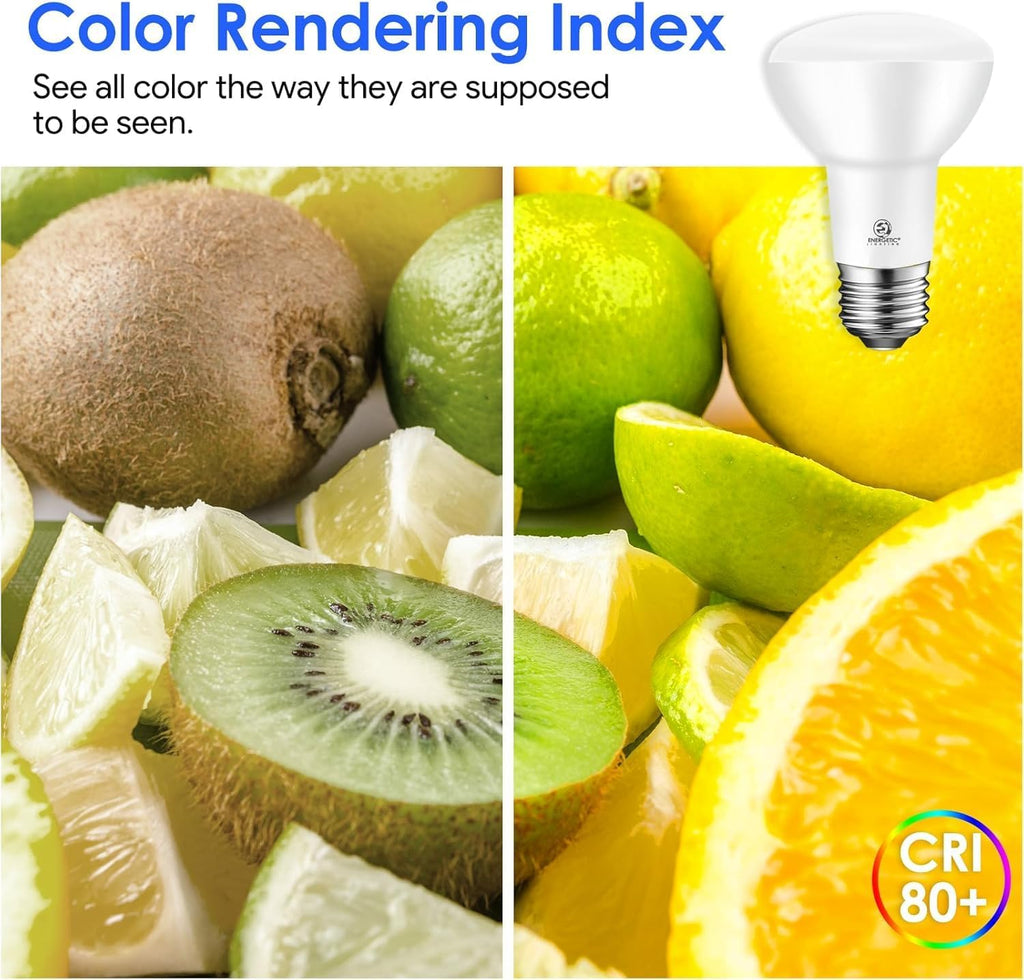 Energetic 10-Pack BR20 LED Bulb 2700K Soft White 6.5W=45W, 500 Lumen
