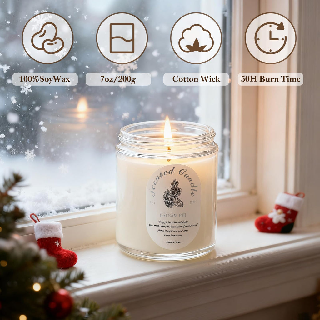 Scented Candles Gift Set, 4 Pack 28oz Soy Wax Aromatherapy Candles