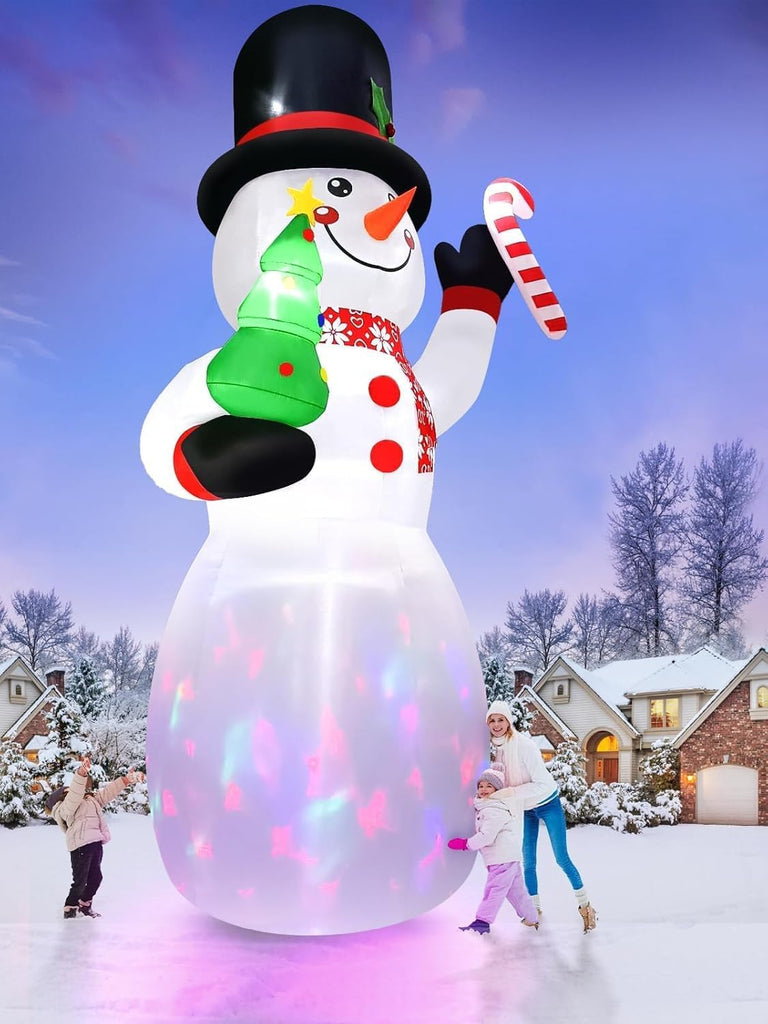 20 FT Christmas Inflatables Snowman Christmas Outdoor Decorations