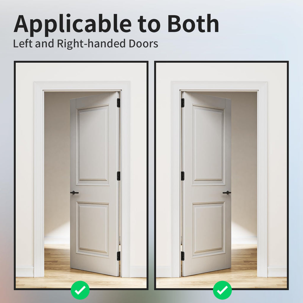 2 Pack Self Closing Door Hinges 4 Inch, Spring Hinges Self Closing