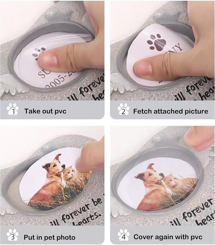 Pet Memorial Stones for Dog or Cats, Loss of Dog Sympathy Gift Indoor Display, Pet Grave Markers Dog Bereavement Gifts