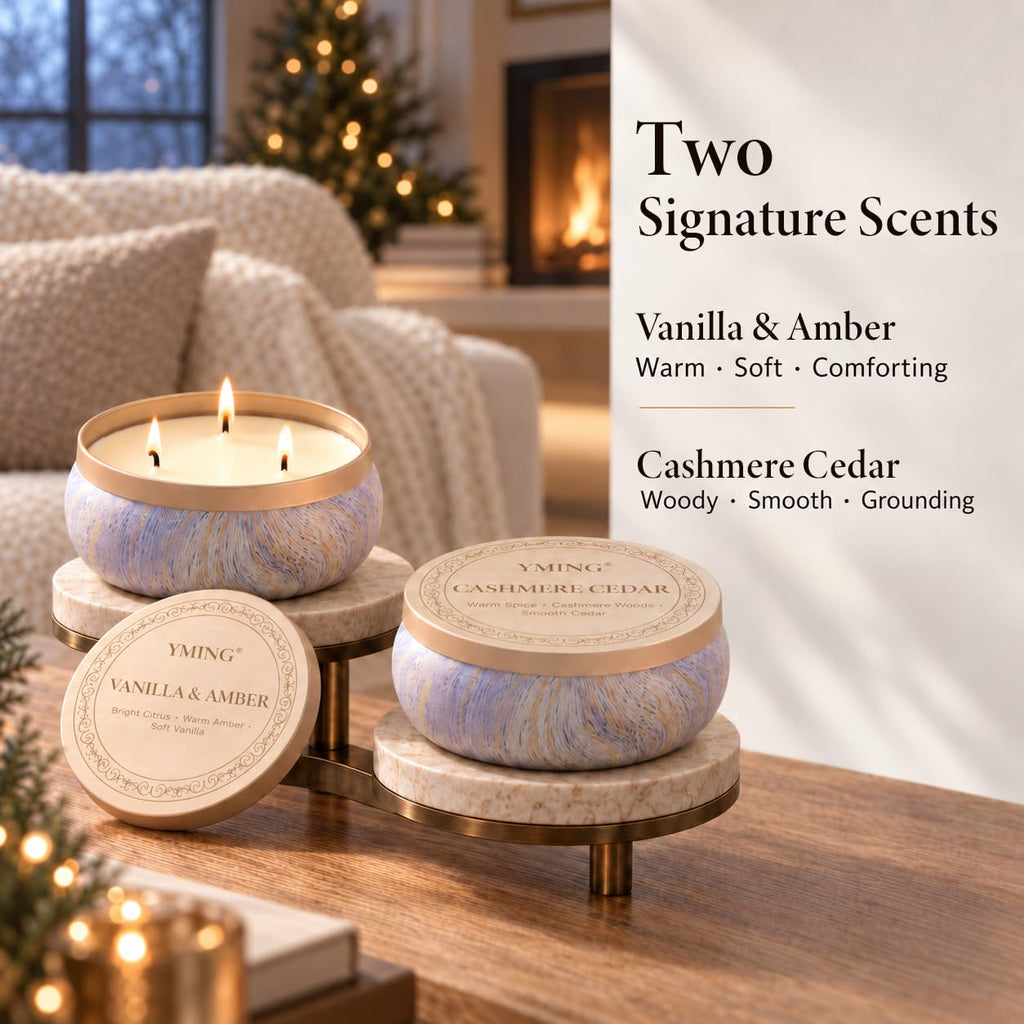 3-Wick Scented Candle Gift Set, 2-Pack, 14 oz Each