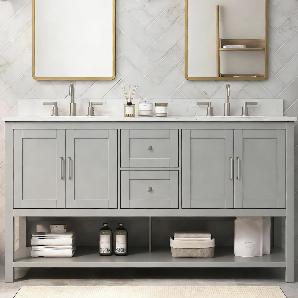 5 Pack 6-1/4 Inch Brushed Nickel Cabinet Pulls, Solid Zinc Alloy
