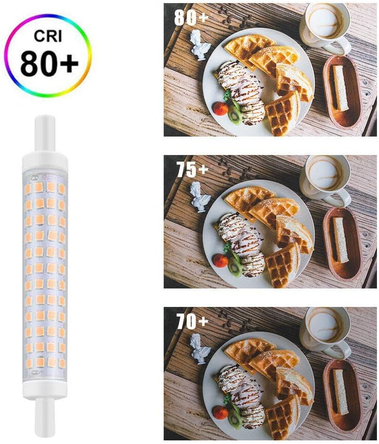 R7S LED Bulb 10W LED Corn Bulbs 118mm Dimmable R7S Base Double Ended J Type T3 Floodlight 90W Halogen Equivalent