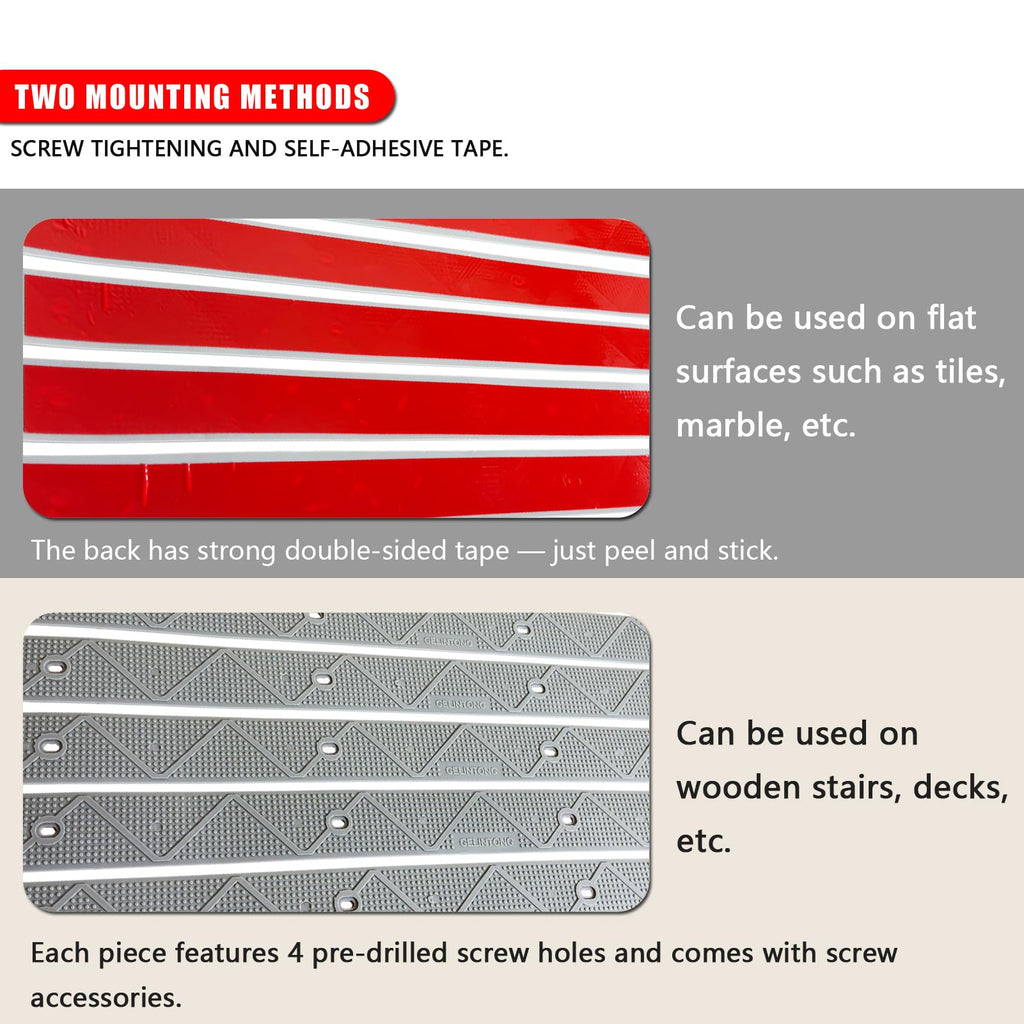 Outdoor Stair Treads Non Slip 32" Anti Slip Stair Treads for Wooden Steps