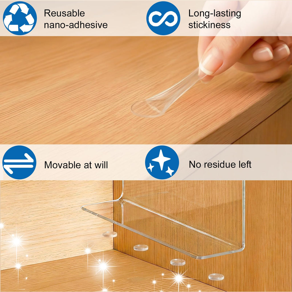 Shelf Dividers for Closet Organization: 10" Tall x 12" Deep