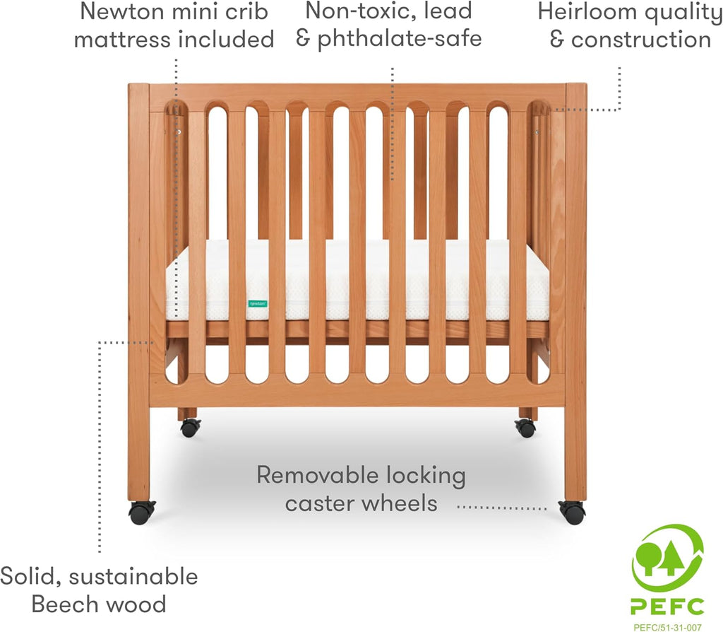 Mini Crib Mattress, Breathable & Washable, 24x38