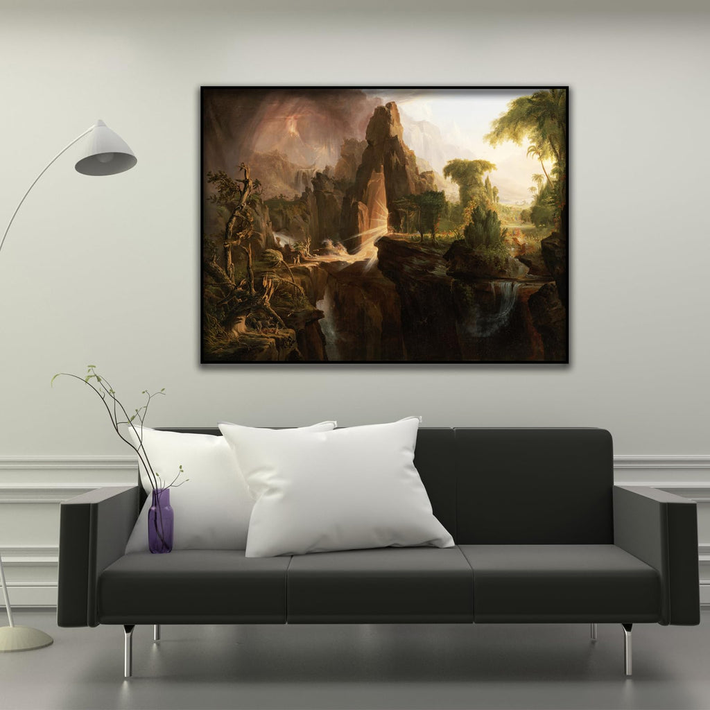 Thomas Cole Canvas - Expulsion from Eden Canvas Wall Art - Historical and Cultural Illustrations - Quality Canvas