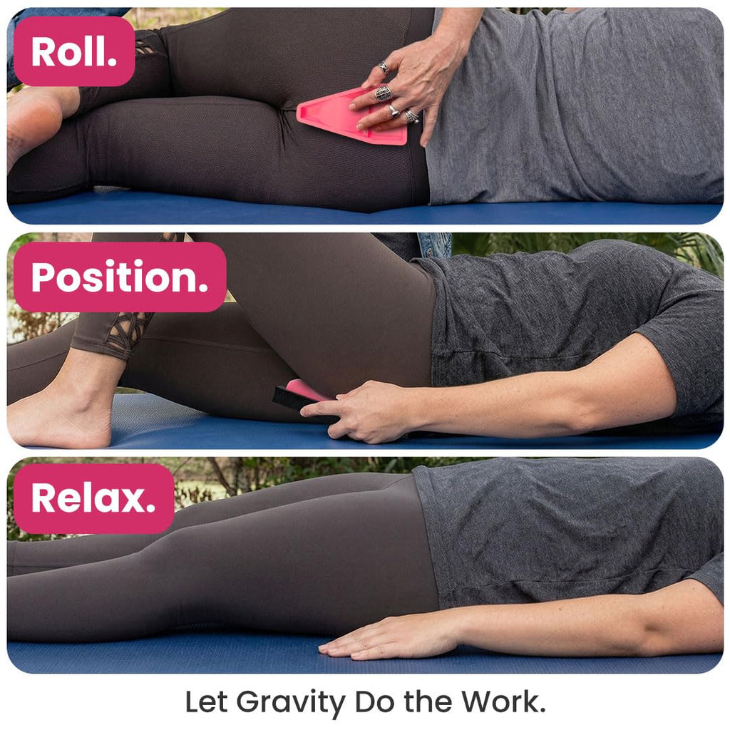 Female Sacrum Support Wedge with 3/4" Elevation Pad & Booklet