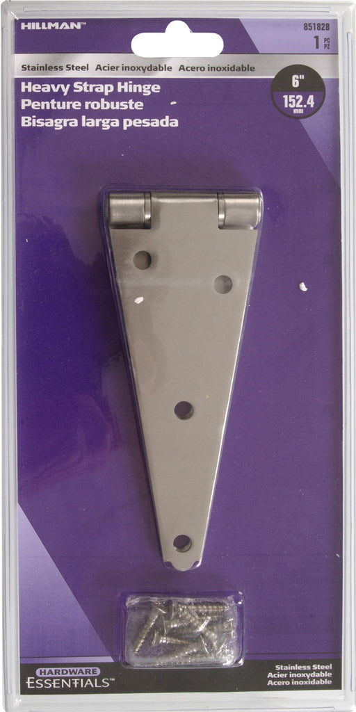 Heavy Duty Strap Hinges Stainless Steel 6"