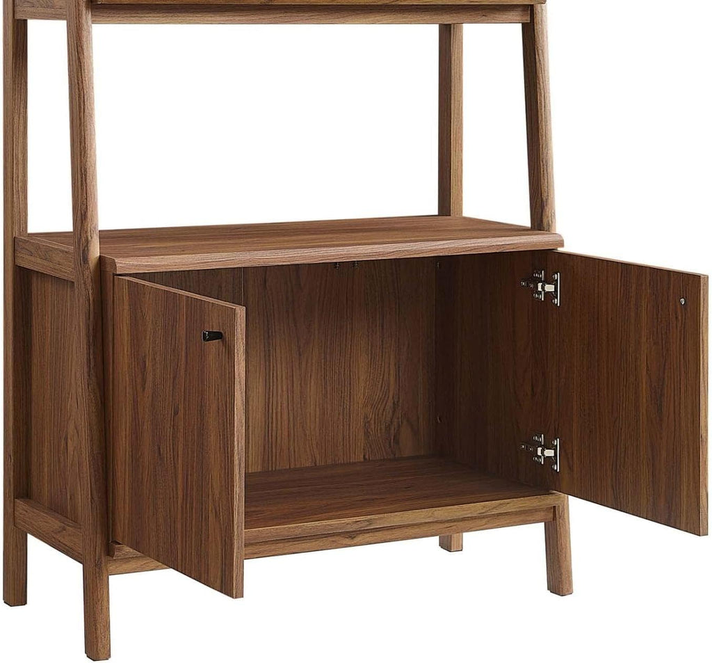 33" Bookshelf Display Case in Walnut