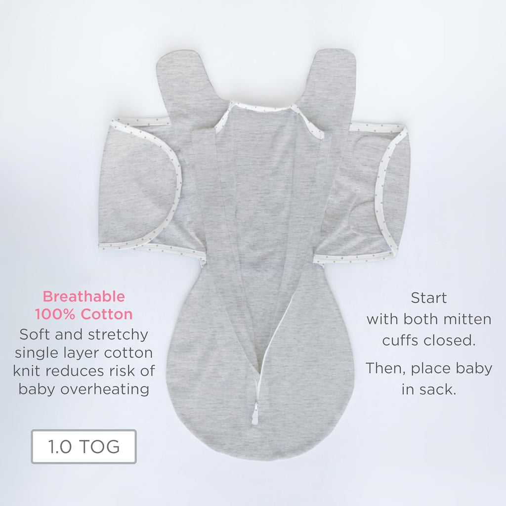 Way Omni Swaddle Sack Arms Up Swaddle, More Options to Calm Startle Reflex, Improves Sleep, Easy