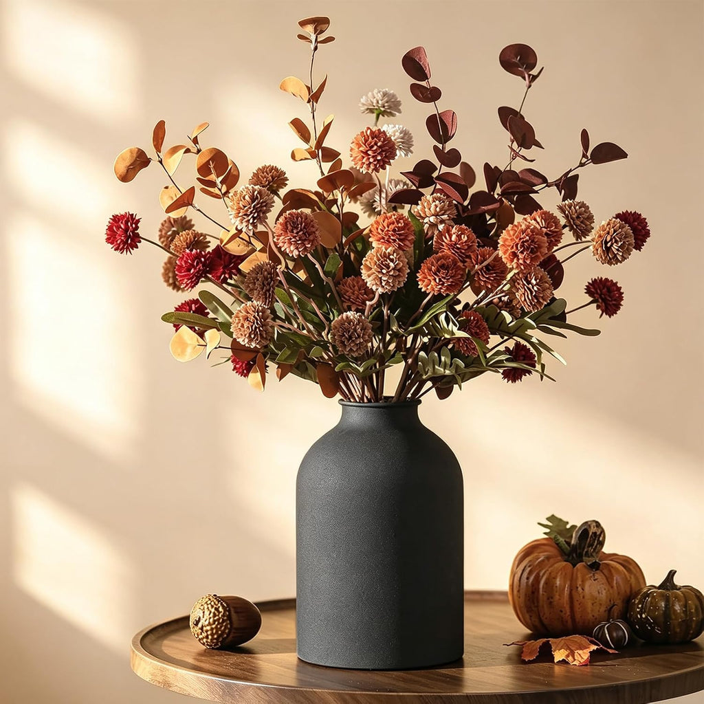 Fall Brown Flowers for Centerpieces, Dining Room Table Decoration