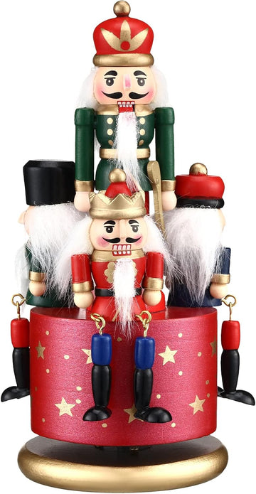 Nutcracker Music Box Wooden Nutcracker Soldier Toy, Stylish Style