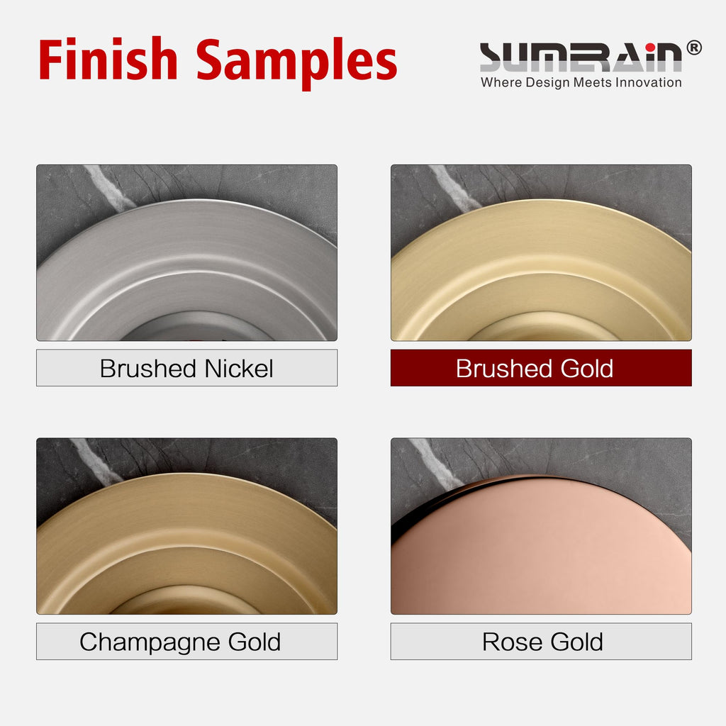 Brushed Gold Shower Faucet System